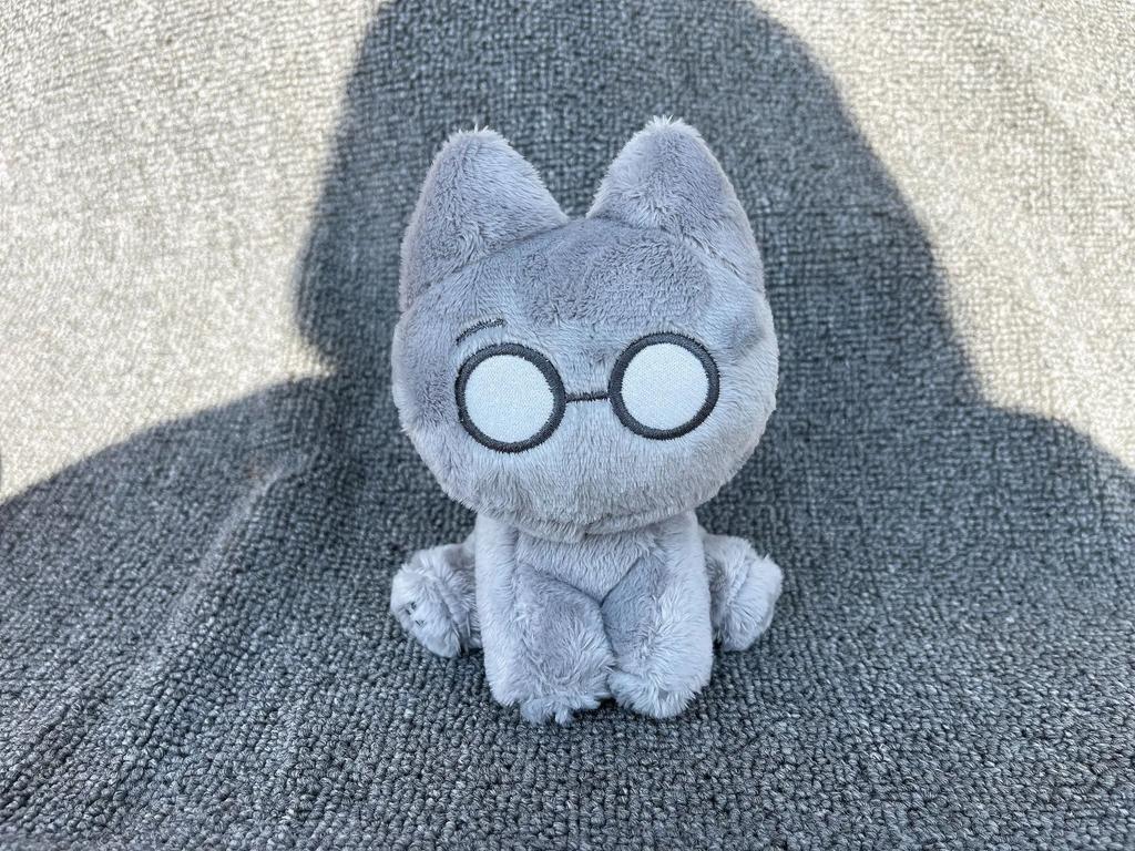 Wonwoo Plush Doll Cement Cat Kpop Peripheral Bar Same Keychain Small Doll Cute Plush Animal Toys Hipster Character Birthday Gift