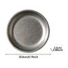 Round Dish Salad Plate Reusable Multipurpose Decorative Seasoning Vintage for