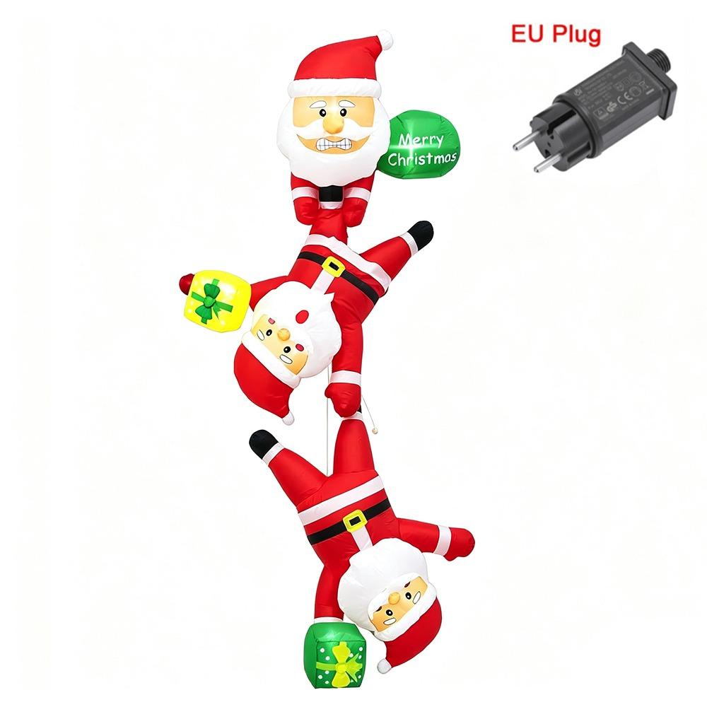 Oxford Christmas Inflatable Dolls LED Light Inflatable Model Toys Lighted Dolls Garden Party