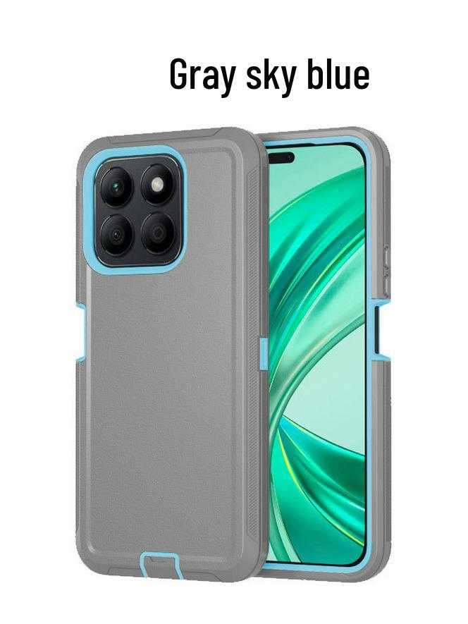 Honor X8B/X8A 4G 3-in-1 Drop-Proof Protective Phone Case