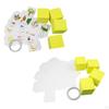 Foam Language Games Learning Toy Multicolor Sided Blank for Classroom Teaching Aids