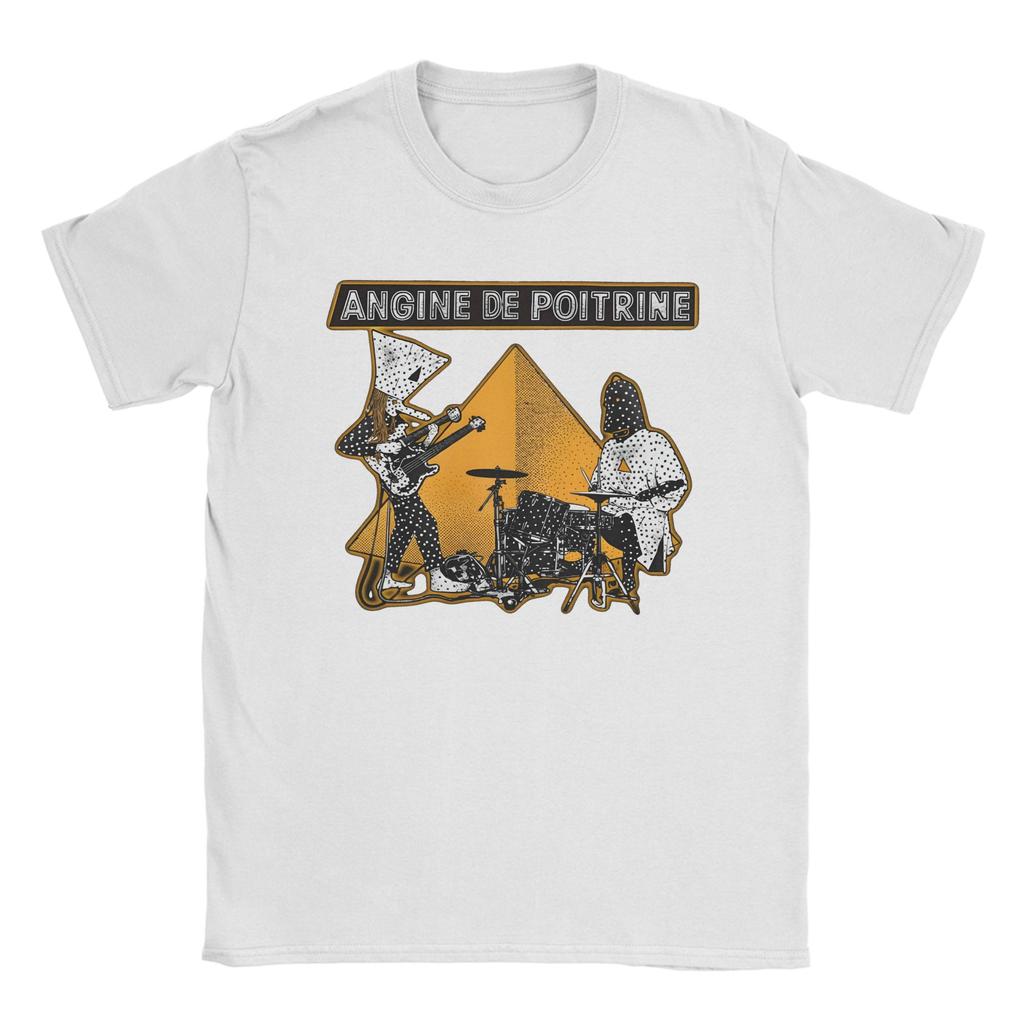 Angina di Petto T-shirt Estiva Cotone Puro T-shirt per Unisex Casual T-shirt Manica Corta Stile Streetwear T-shirt