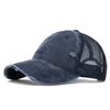 Baseballkappe Sommer Unifarben Atmungsaktive Netzkappe Outdoor Sonnenschutzkappe