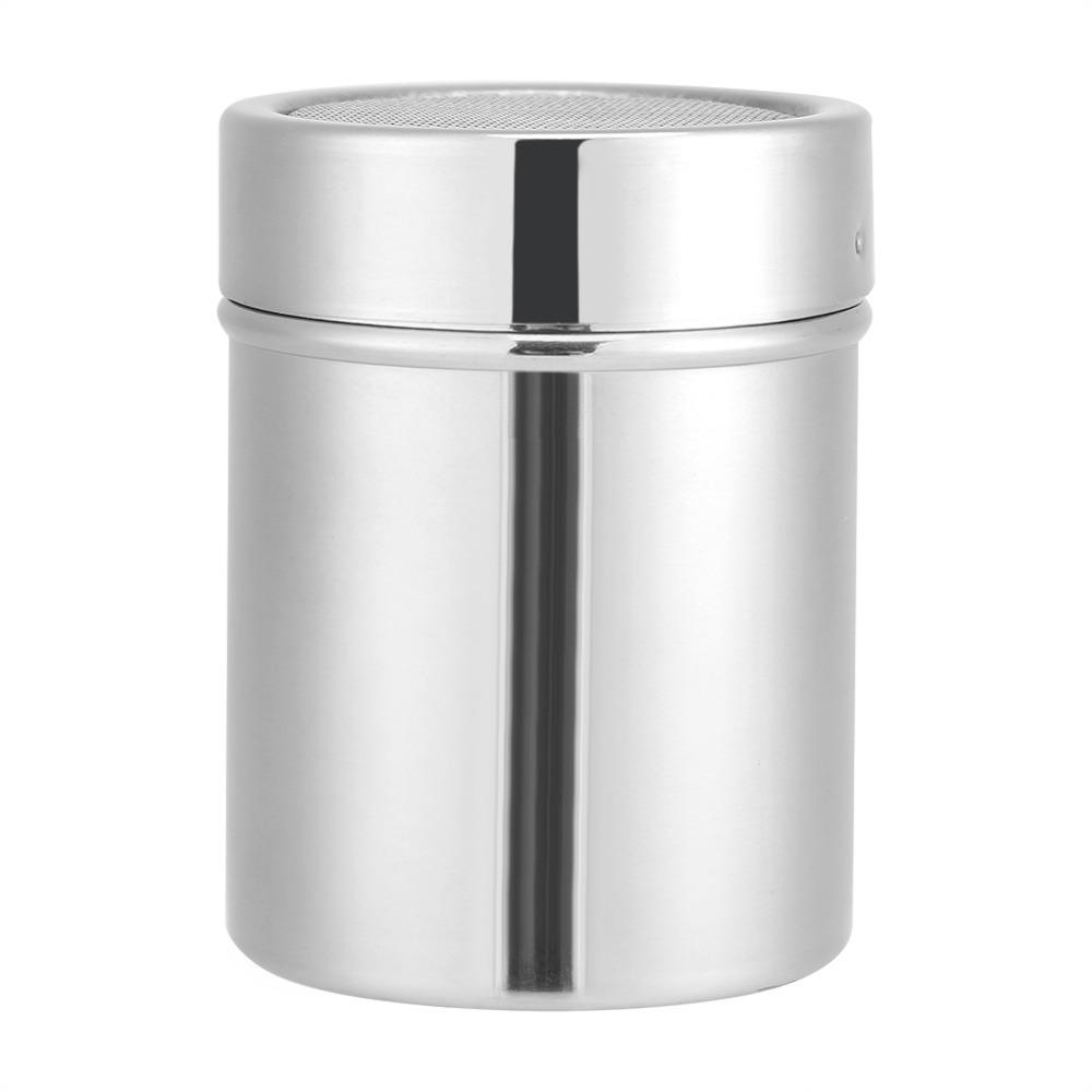 Edelstahl Schokoladenshaker Netzspender Puderspender Kakaopulver Shaker Kaffee