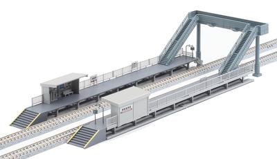 TOMYTEC TOMIX N Gauge Súprava protiľahlých nástupíšť Nosníkový typ Stavebnicový typ 4299 Železničné modelárske potreby