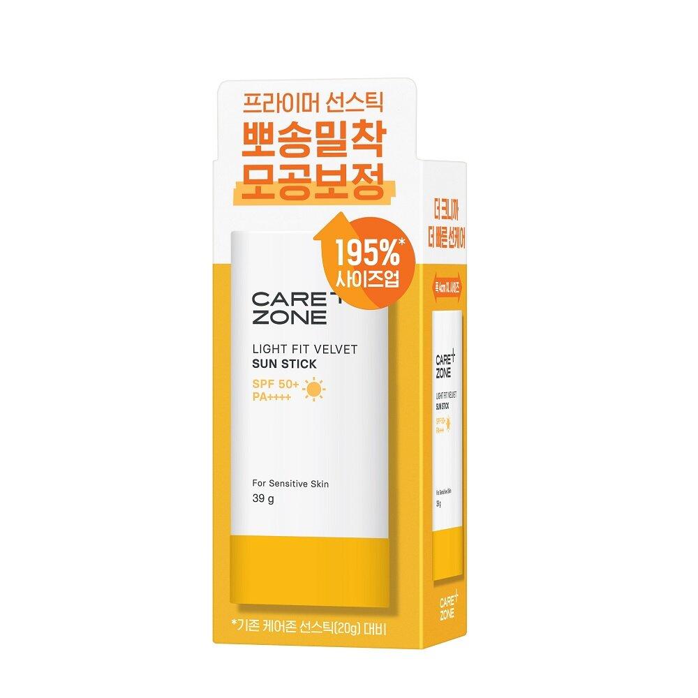 CAREZONE Вельветовый солнцезащитный стик Light Fit 39г