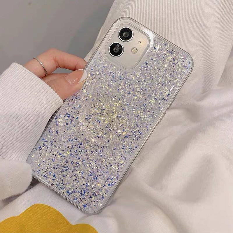 

Flash Pink Phone Case Suitable IPhone 17 Promax Soft Apple 16/15/13 With Bracket Dropper Protective Cover iPhone 13Pro
