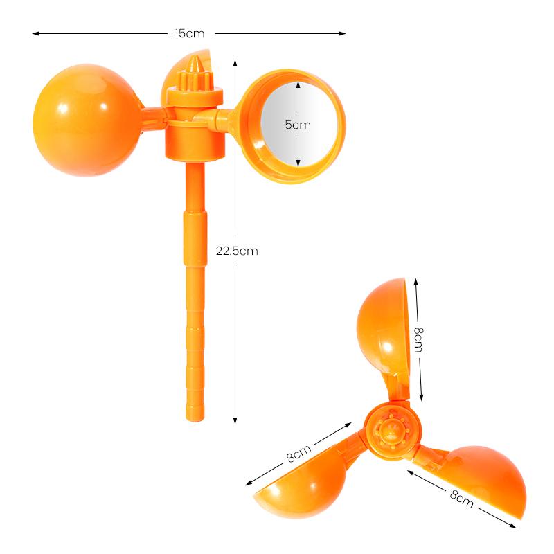 

360 Degree Rotatable Bird Repellent Garden Vegetable Field Mirror Reflector Bird Repellent Drive Away Bird Device
