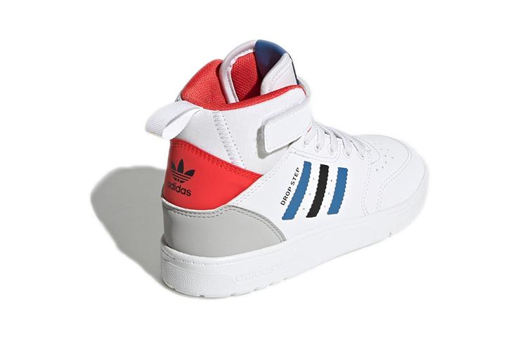 adidas Originals Drop Step 360 C Comfortable High Top Kids' Skateboarding Shoes White Kids' H05618