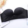 Strapless Front Buckle Lift Bra for Women Strapless Wirefree Push Up Non Slip Invisible Bra