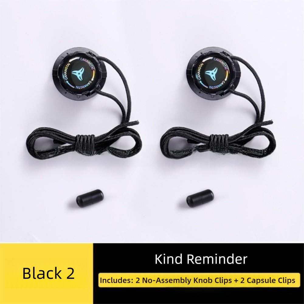 1Pair New Thick Rope Swivel Buckle Laces Quick Lock Easy Installation No Tie Shoelaces Automatic Shoelaces Children Adults