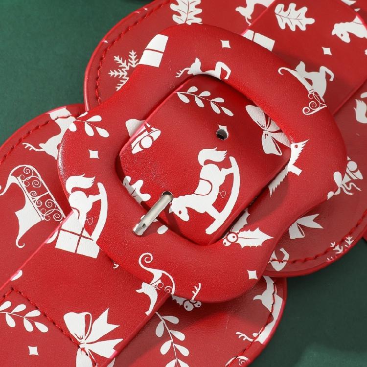 Christmas Belt Cowgirl Punk Waist Belt Festive Trendy Stylish for Jeans Dress