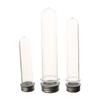 30/40/100Ml Pet Test Tube Bottle Transparent Cylindrical Plastic Refillable Bottle For Mask Candy Data Line Masking Paper