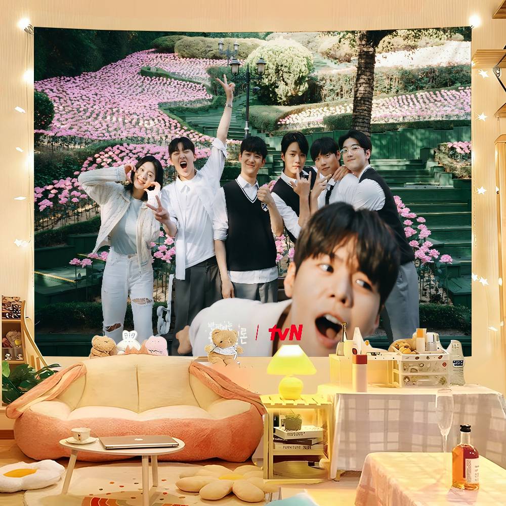 1pc Twinkling Watermelon Colorful Hippie Psychedelic Bar Living Room Study Bedroom Dorm Decor Aesthetic 74x94cm(29x37in)