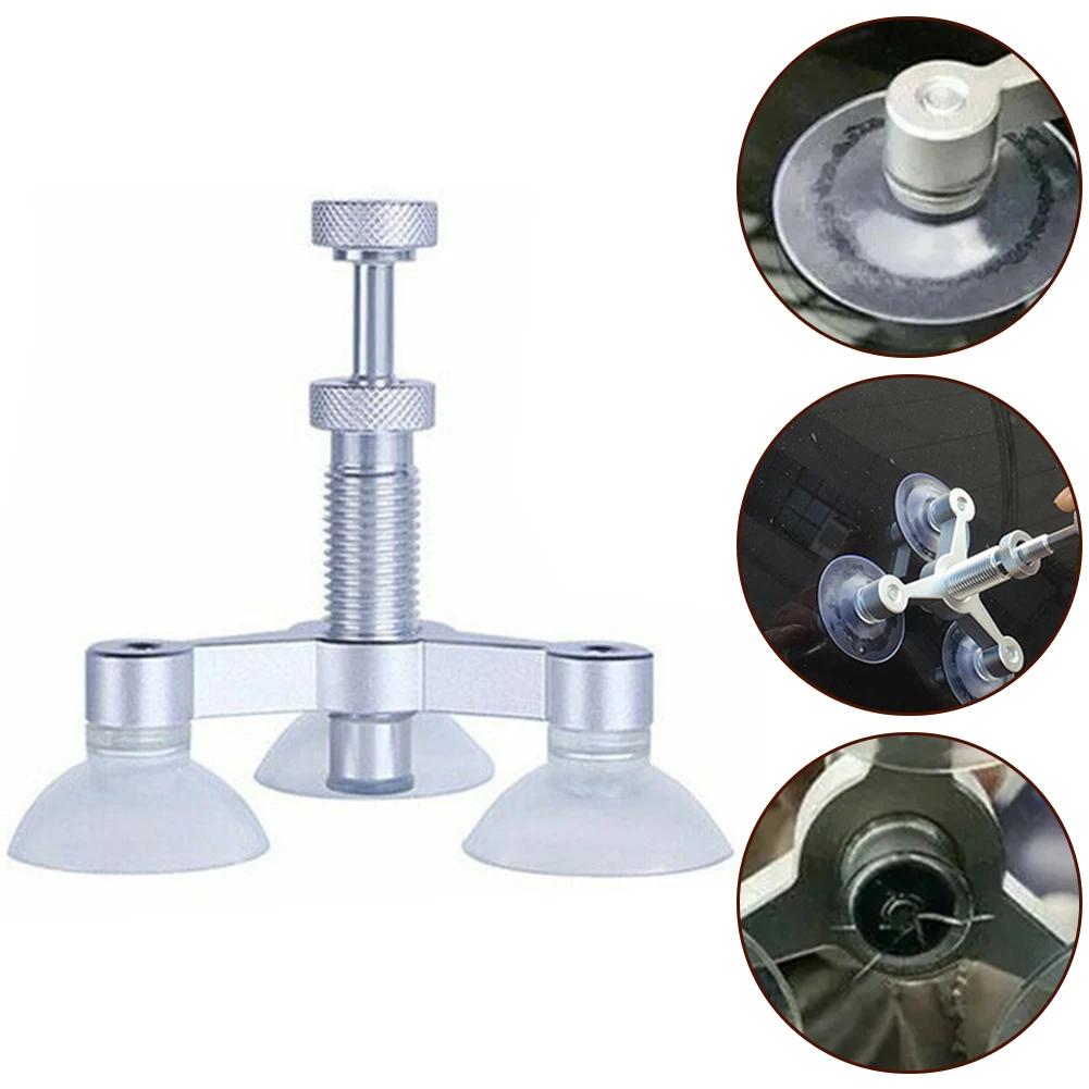 Set in lega di alluminio Kit auto fai da te Strumento per riparazione vetro fessurato Parabrezza Set in lega di alluminio Kit auto fai da te Pellicola polimerizzante