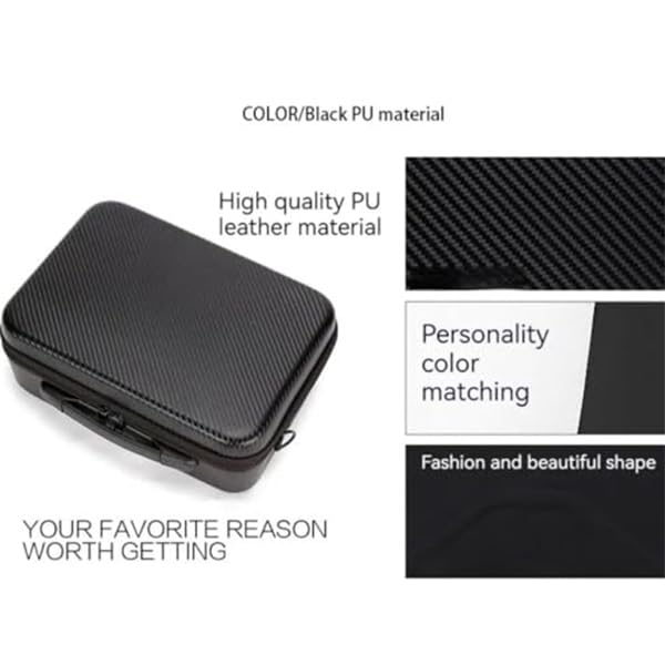 DJI Neo Drone Storage Case, PU Waterproof Storage Bag, Portable Shoulder Bag, Travel Case, Carrying Case