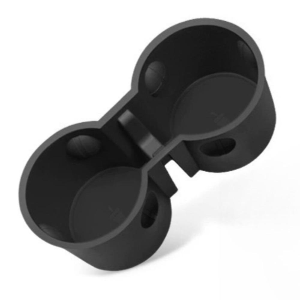 Practical TPE Car Cup Holder with 2 Holes Universal Center Console Storage Organizer Must-Have Auto Interior Accessory