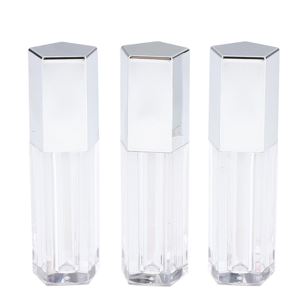 6pcs 5ml Plastic Refillable Cosmetic Tubes Bottle For DIY Balm Oil