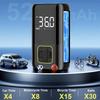Digital Display Screen Tire Inflator for Car Bike Motorcycle Car Air Compressor Air Pumps with Flashlight Tire Inflator