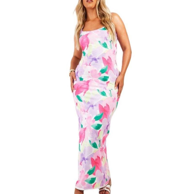 Summer slim-fit high-end suspenders French holiday dress women