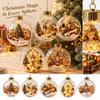 Christmas Tree Ornaments Set Clear Plastic Christmas Ball Decorations for Holiday Party Decor
