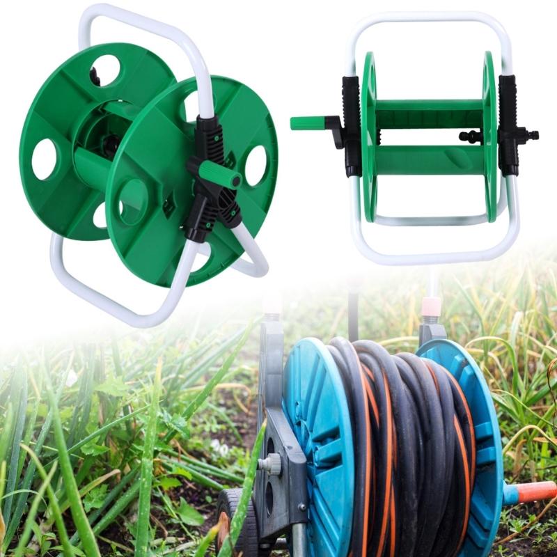 Garden Hoses Reel Cart Hold 45m Hoses Water Hoses Reel Cart Portable Garden Hoses Reels Tool Mobile Hoses Reel Cart