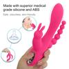3-in-1-G-Punkt-Kaninchen-Analdildo-Vibrator, wasserdichter Klitoris-Massagestimulator, Sexspielzeug für Frauen