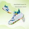 Li Ning Pioneer Primary 3.0 Comfortable Durable Breathable Mid-Top Kids Basketball Shoes Kids basketball shoes White Blue Red YKBT006-5
