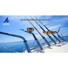 Boat Accessories Outboard Motor Boat Stainless Steel Fishing Rod Holder Rack Marine Fishing Pod Accessories