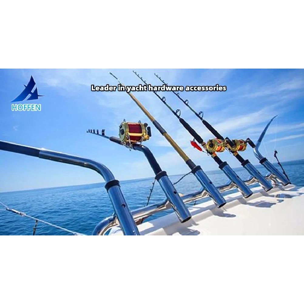 Boat Accessories Outboard Motor Boat Stainless Steel Fishing Rod Holder Rack Marine Fishing Pod Accessories