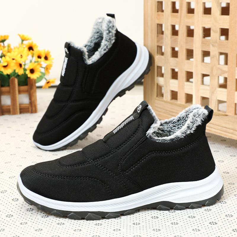 Cotton shoes women's shoes winter new velvet thickened cotton boots mother shoes    large size men's and women's shoes    for the elderly