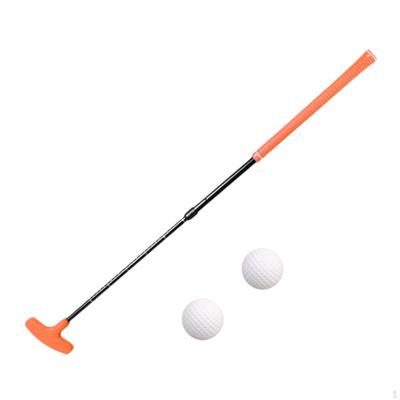 Club de golf retráctil para niños, adolescentes, adultos, doble cara con 2 pelotas