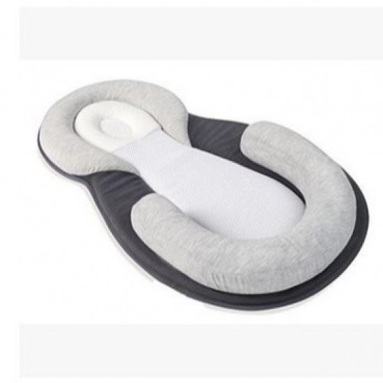 

Baby shaping pillow, comfortable anti-head tilt pillow for babies, breathable memory foam серый