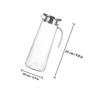 Premium Clear Acrylic Water Pitcher Large Capacity Household Drinking Pitcher for Living Room Bedroom Office Elegant Tea Water