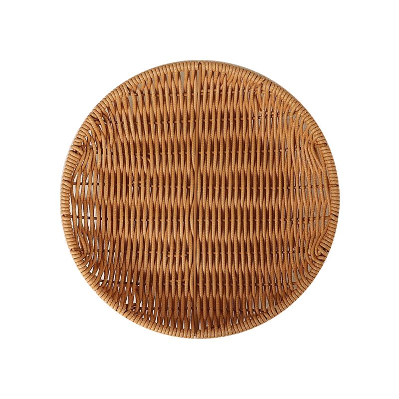Woven Bamboo Snack and Fruit Serving Basket