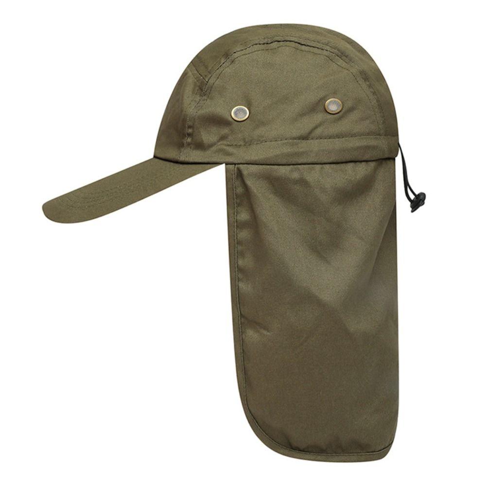 Hole Breathability Extended Brim Sunscreen Go Fishing Fisherman Hat Hat Peaked Cap Sunscreen Cap