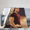 Customize Twilight Jacob Edward Blankets Fleece Winter Multifunction Super Warm Throw Blankets for Bed Couch Rug Piece