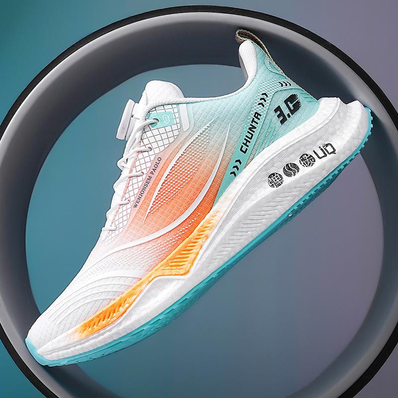 

Rotating button sneakers student spring and autumn ultra-light running shoes 36