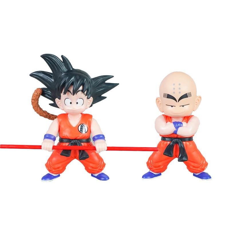 Dragon Ball Goku And Kuririn Pvc Action Figure For Collectors And Kids