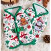 Cat Clothes Christmas Vest Autumn and Winter Anti-shedding Clothing Ragdoll Blue Cat Silver Gradient Kitten Cat Pet Products