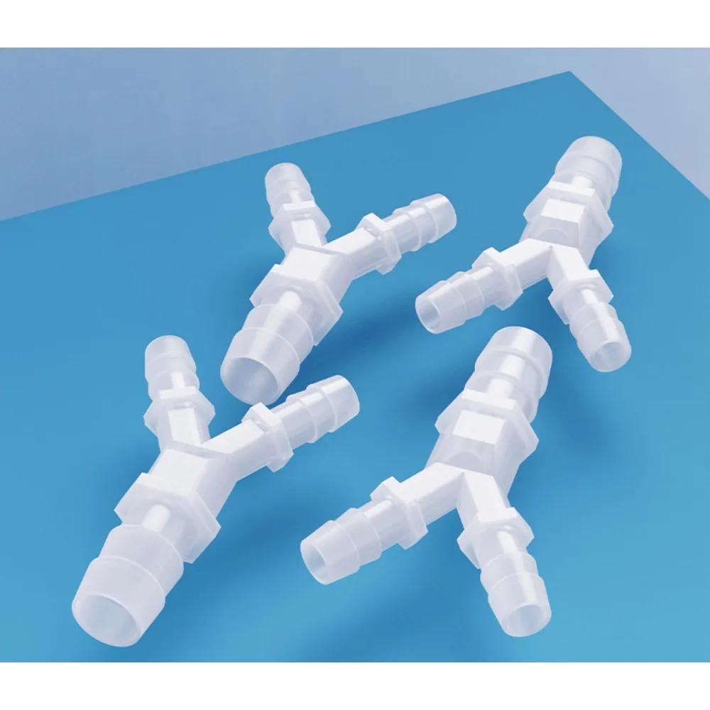 2.4mm-12mm Y-shaped Three-way Plastic Equal Diameter Water Divider Baota Three-way Silicone Rubber Hose Connector Food Grade
