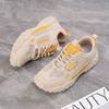 Spring and Autumn Breathable Mesh Shoes Korean Style Soft Sole Chunky Shoes Versatile Thin Shoes Sneakers