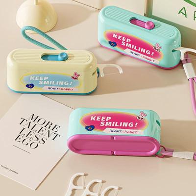 Portable Dental Floss Storage Box Floss Dispenser With 10Pcs Floss Automatic Ejectable Floss Organiser Teeth Cleaning Oral Care