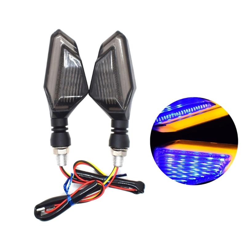 Motorcycle Turn Signals Lights 12V Flasher Motorcycle Led Flowing Water Blinker Moto Indicator Turn Signal Lamp