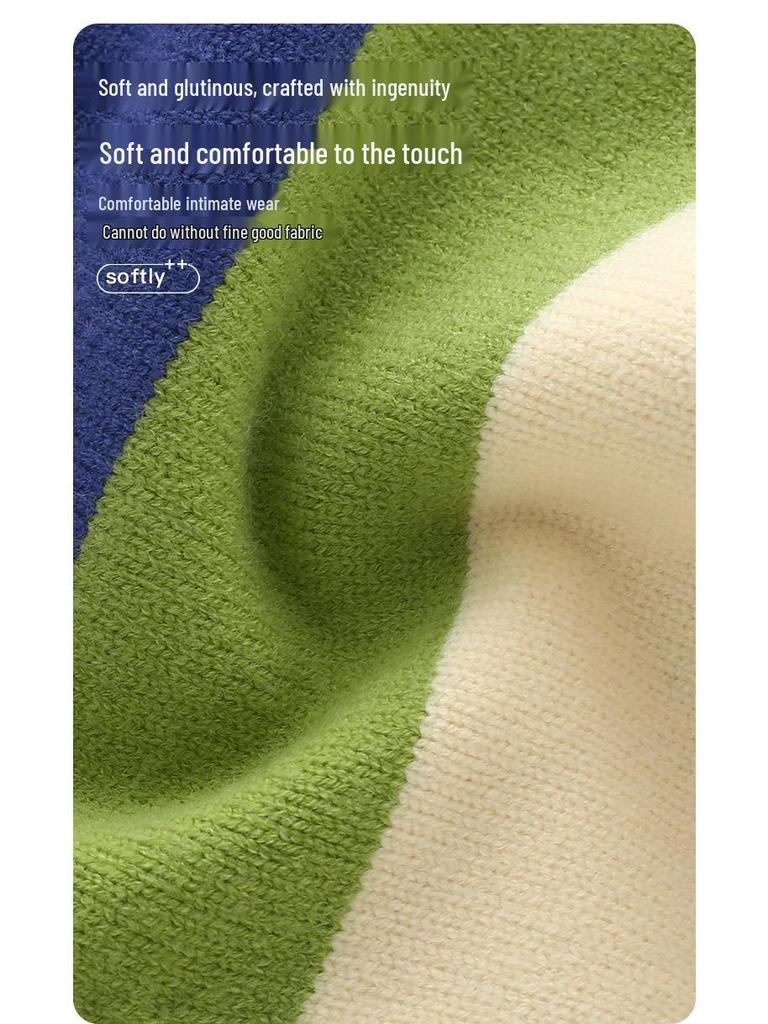 DUUDUU 2025 Baby Boy Knit Pullover: New Autumn/Winter Korean Style Warmer Toddler Sweater