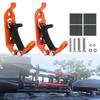 2pcs Heavy Duty Metal Rubber Clamp for Digging Implement Hatchet Water Pipe Adjustable Anti Slip Tool Holder with Non