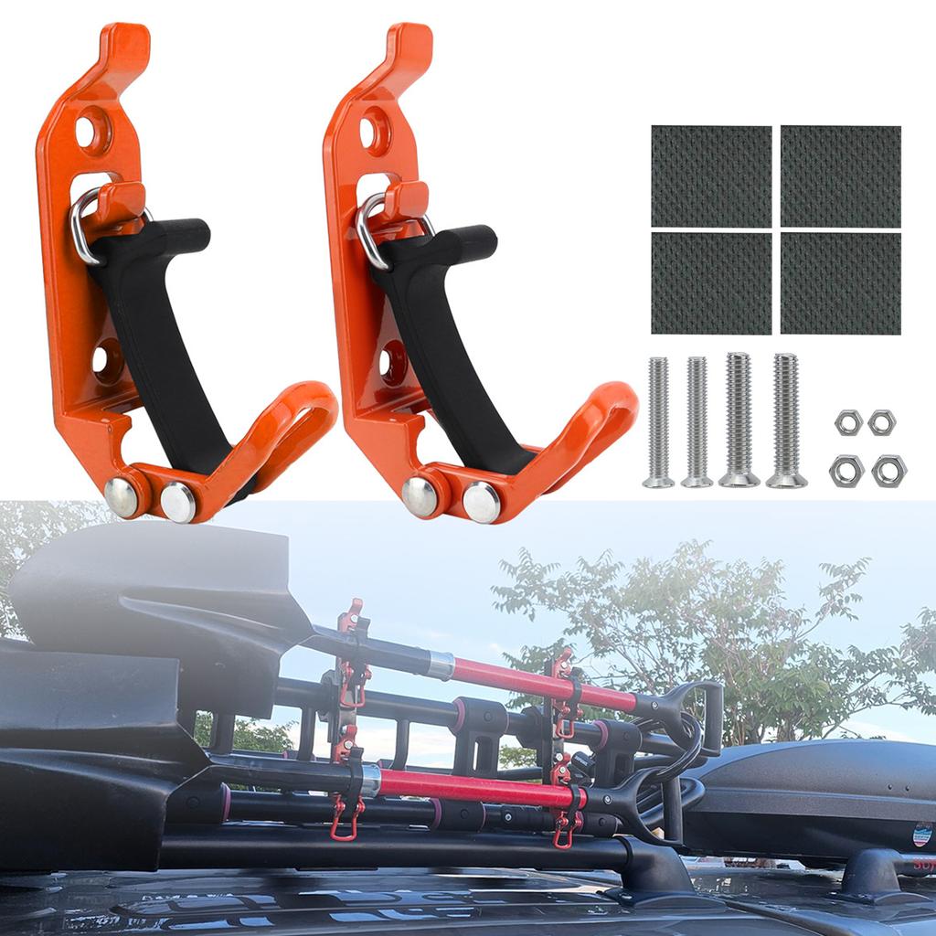 2pcs Heavy Duty Metal Rubber Clamp for Digging Implement Hatchet Water Pipe Adjustable Anti Slip Tool Holder with Non