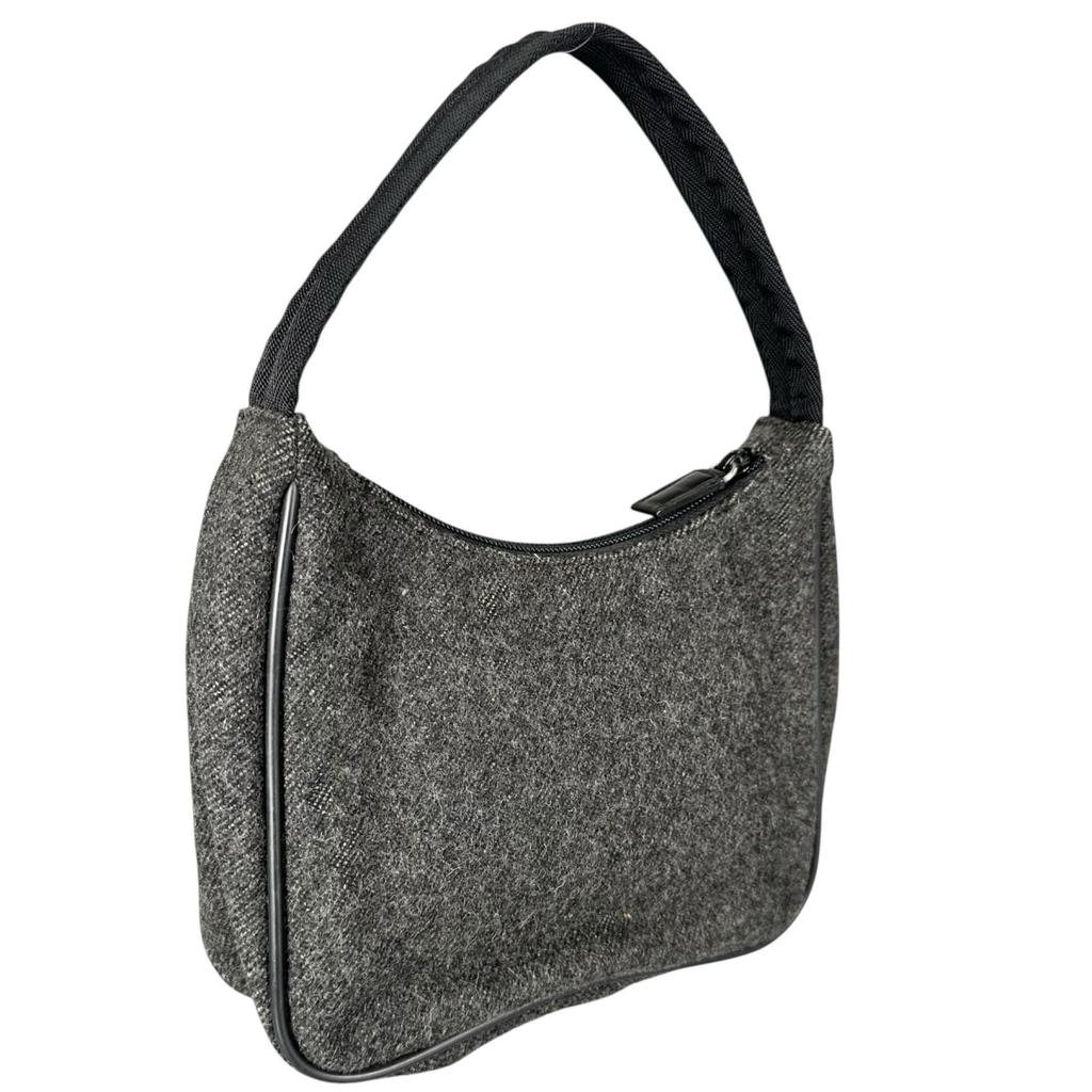 PRADA Tote Bag gray Women used