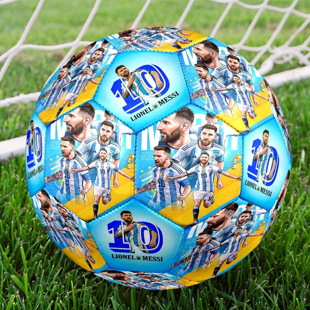 Messi 10 Number Soccer Legend Soccer Ball Size 5 Football Machinestitched Indooroutdoor Training And Matches