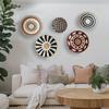 1Pcs Moroccan Style 13.78 Inch Straw Background Wall Decorations for Home Sofa Bedside Hangings